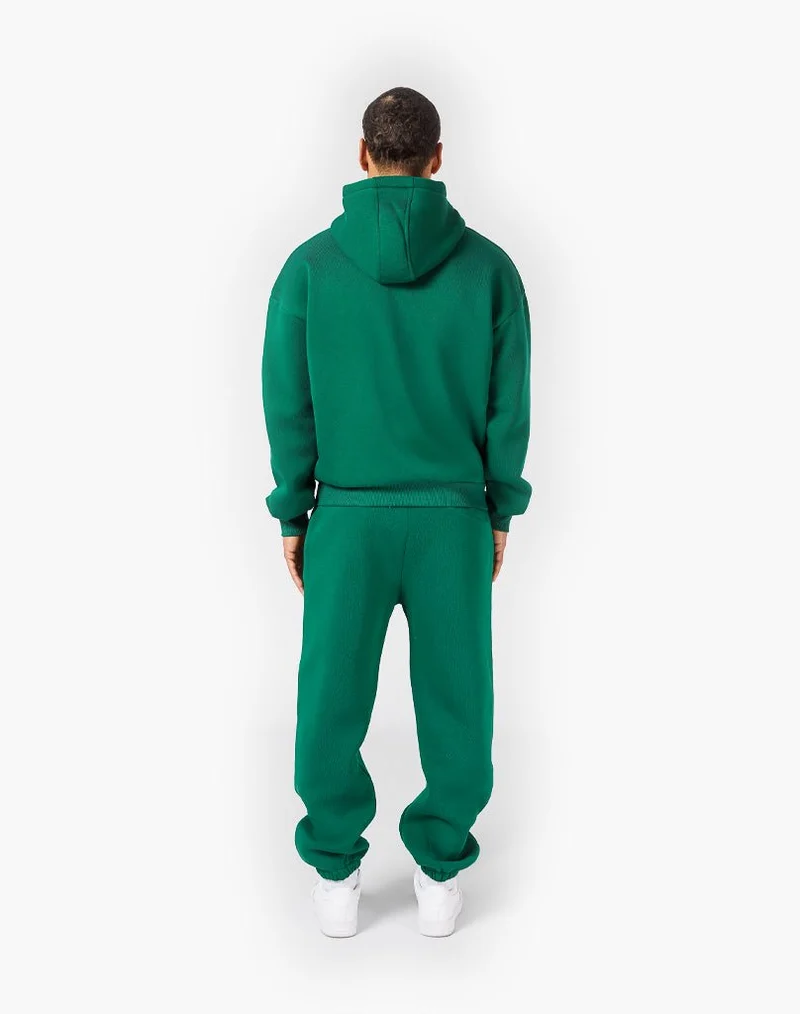 BASIC ZIPPER + BASIC JOGGER (WOOD GREEN)