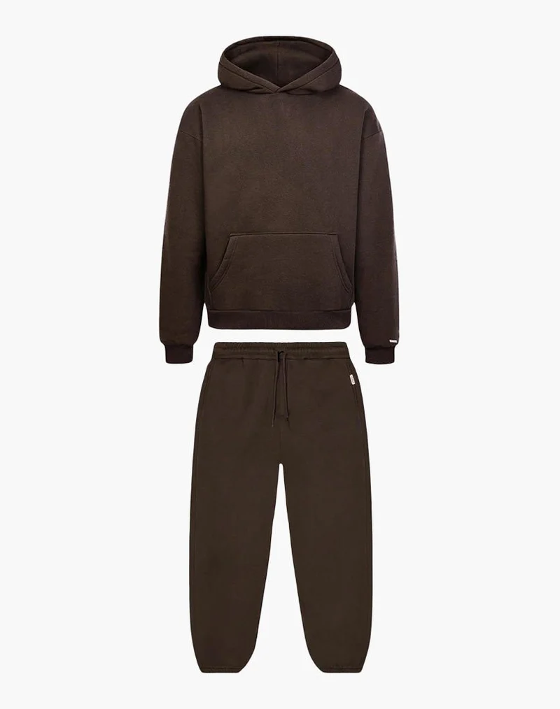 TRACKSUIT SET CUFF (BROWN)