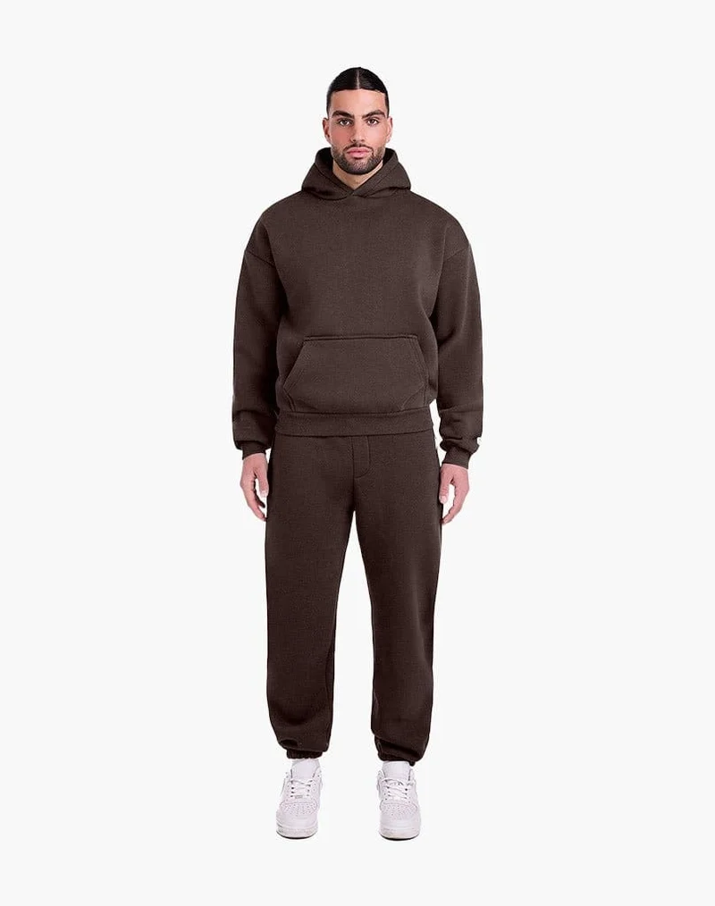 TRACKSUIT SET CUFF (BROWN)