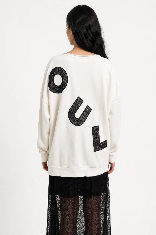 Smith & Soul Oversize Sweatshirt sand