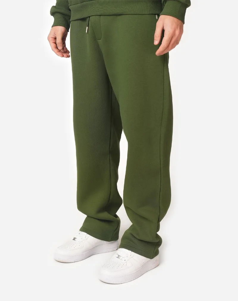 BASIC OPEN LEG JOGGER (DEEP FORREST)