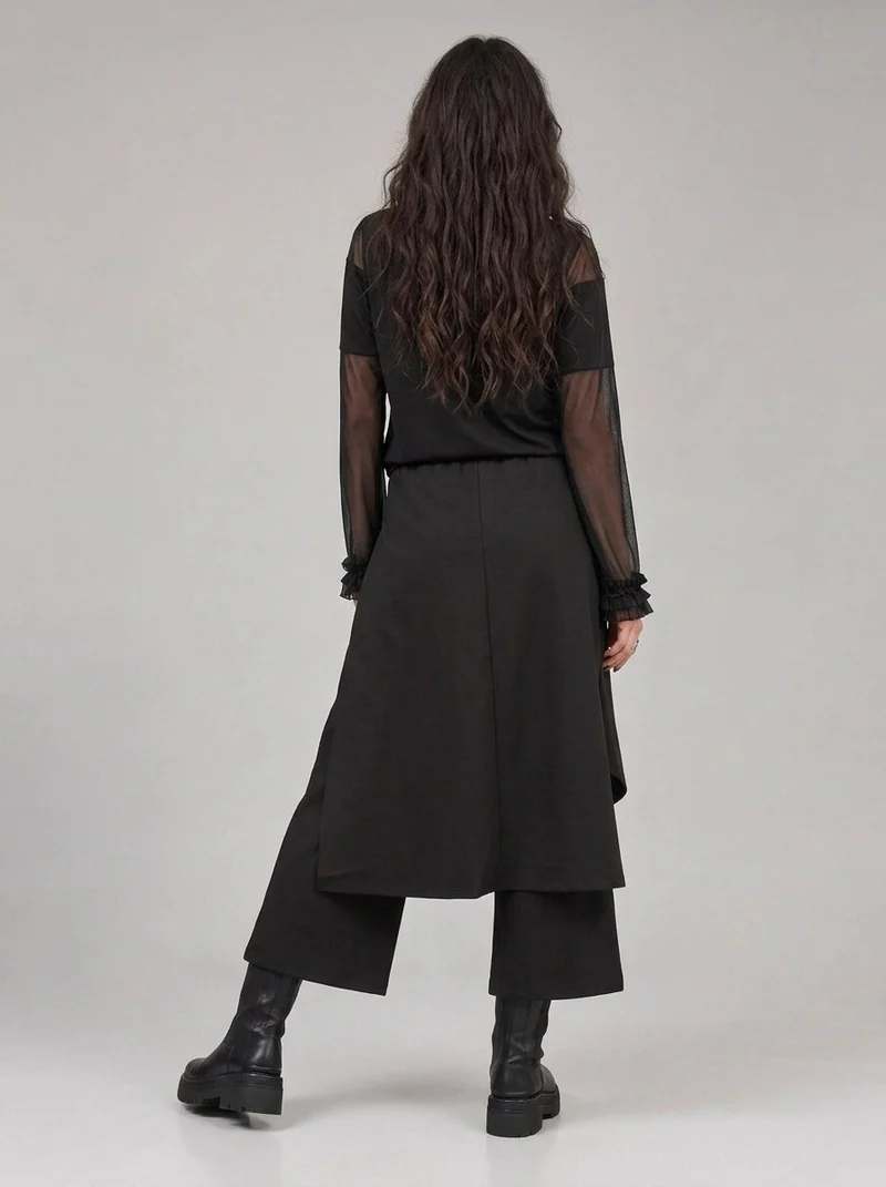 Simple Moderne Layered Wide Legged Pants