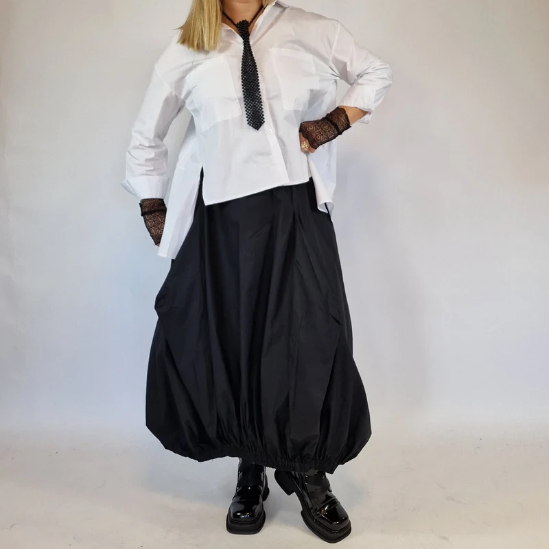 Simple Moderne Jazz Up Punky Basic Relaxed Fit Shirt