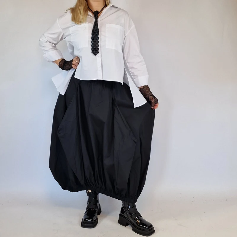 Simple Moderne Jazz Up Punky Basic Relaxed Fit Shirt