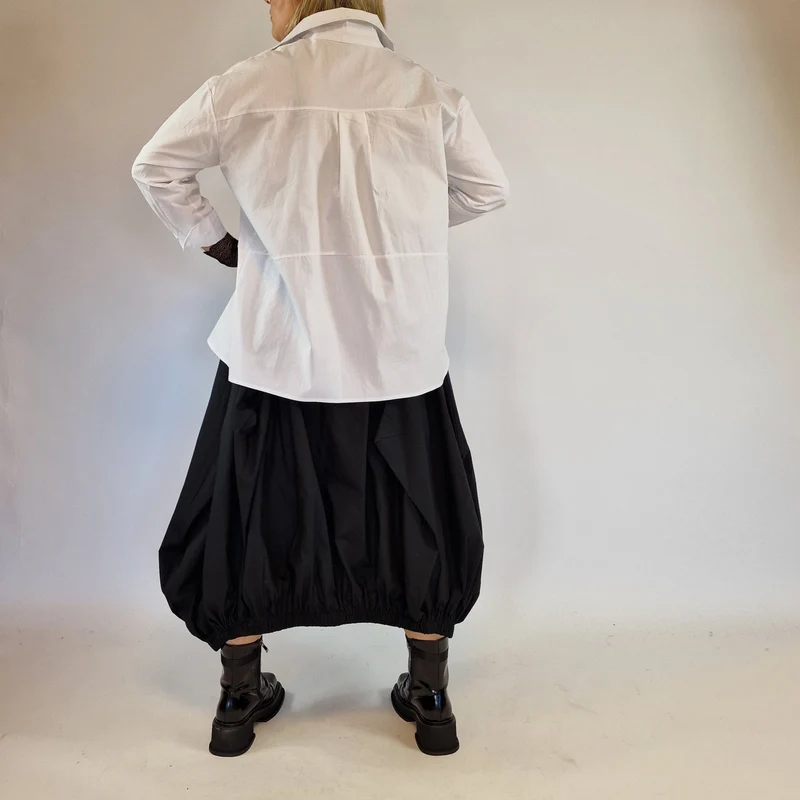 Simple Moderne Jazz Up Punky Basic Relaxed Fit Shirt