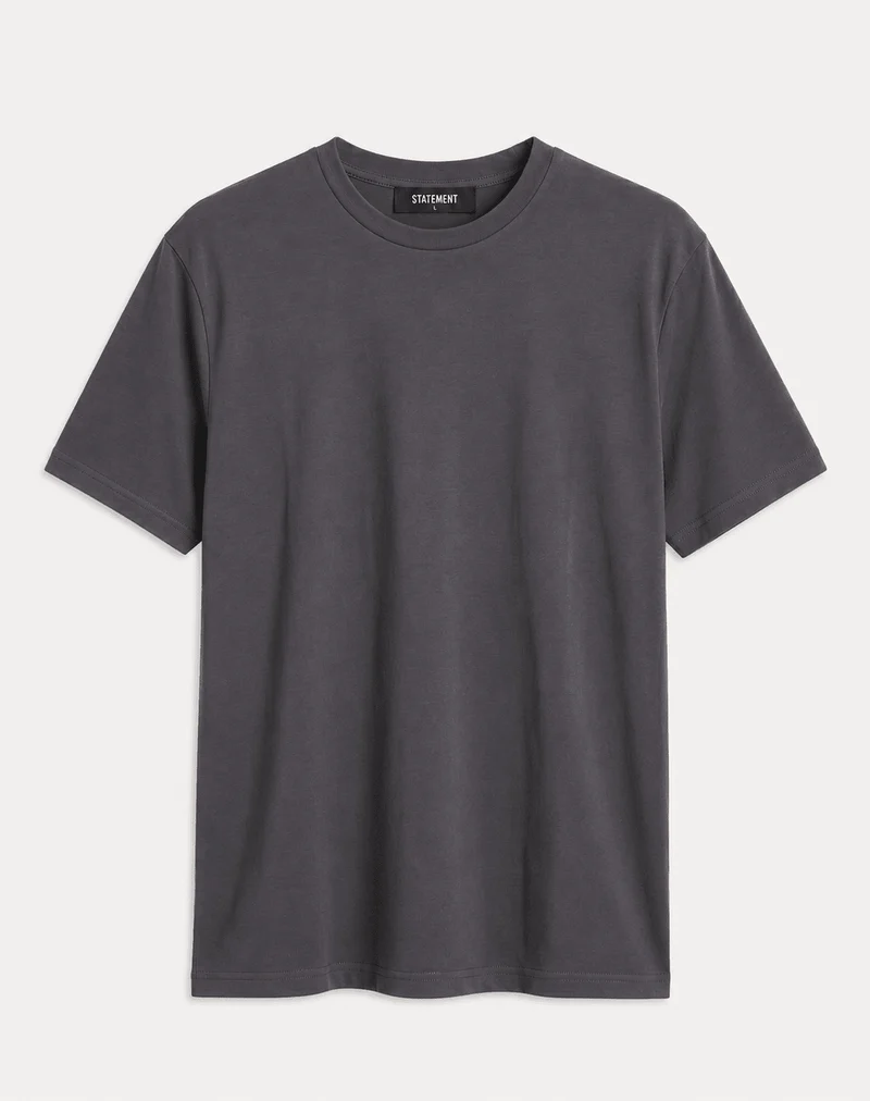 3ER SET REGULAR BASIC TEE (DARK GREY)