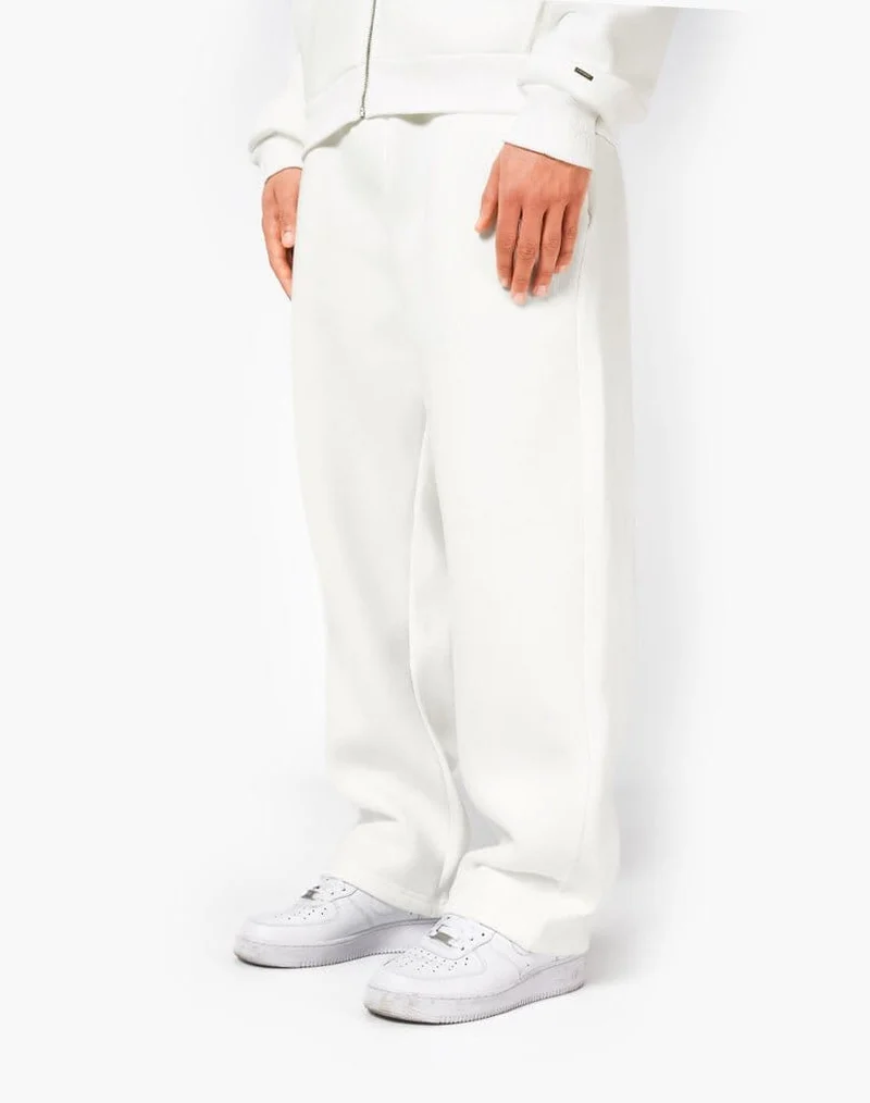 TRACKSUIT SET ZIP-HOODIE (CREAM WHITE)