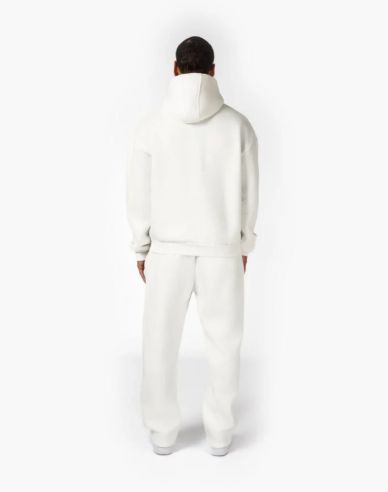 TRACKSUIT SET ZIP-HOODIE (CREAM WHITE)