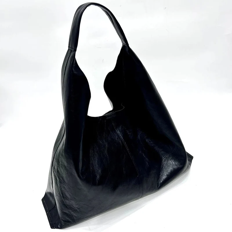 Jazz Up Natural Leather Tote Bag