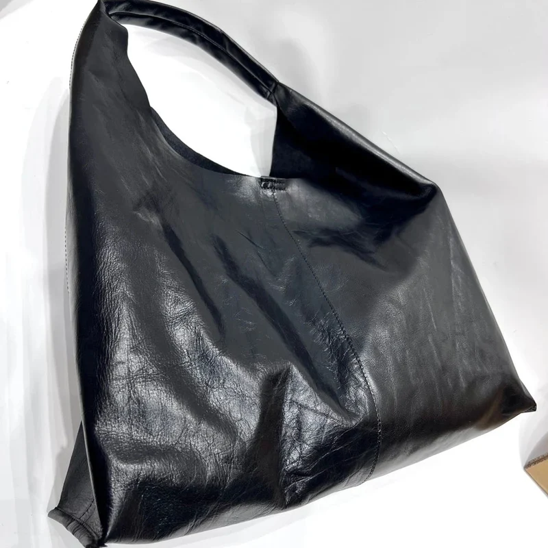 Jazz Up Natural Leather Tote Bag
