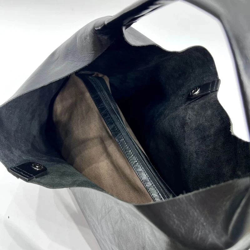Jazz Up Natural Leather Tote Bag