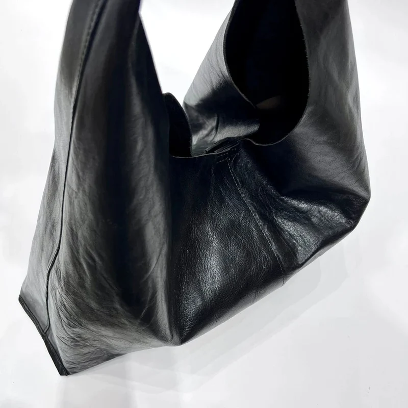 Jazz Up Natural Leather Tote Bag