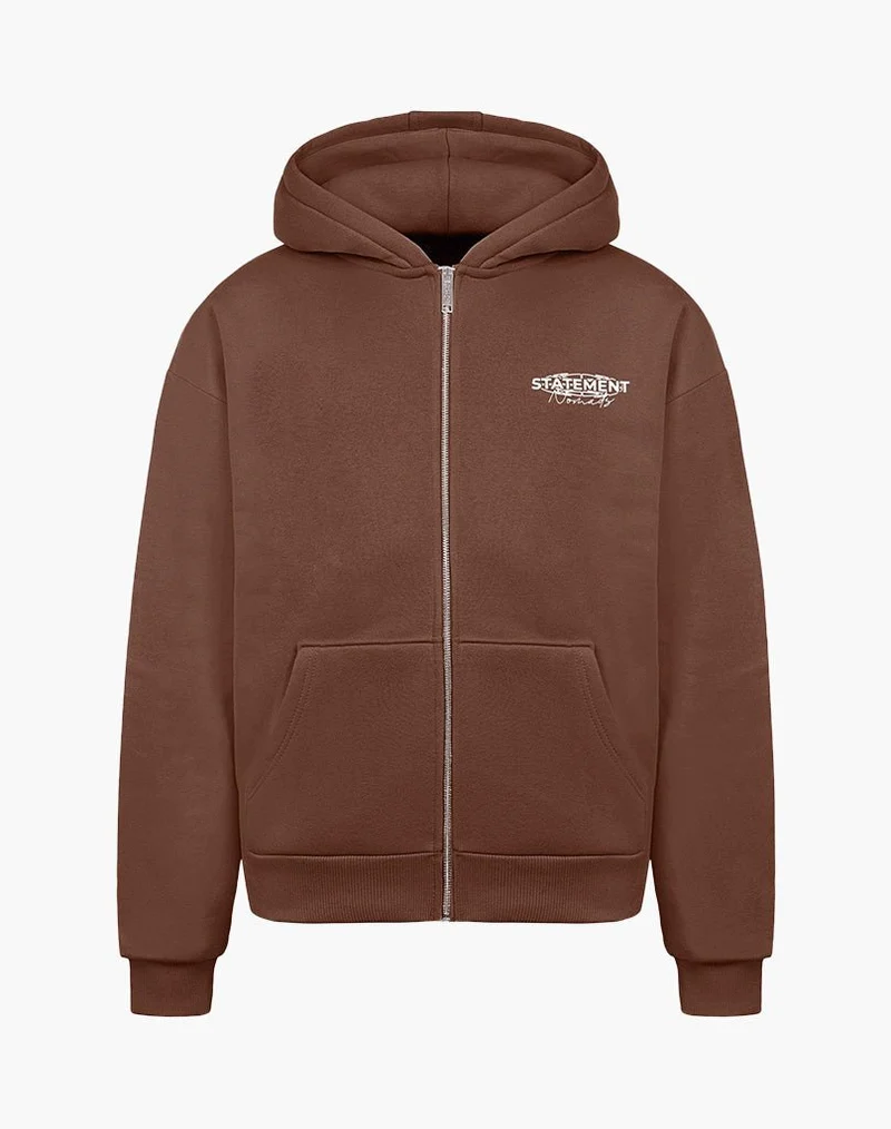 IFADA ZIP-HOODIE (COFFEE BROWN)