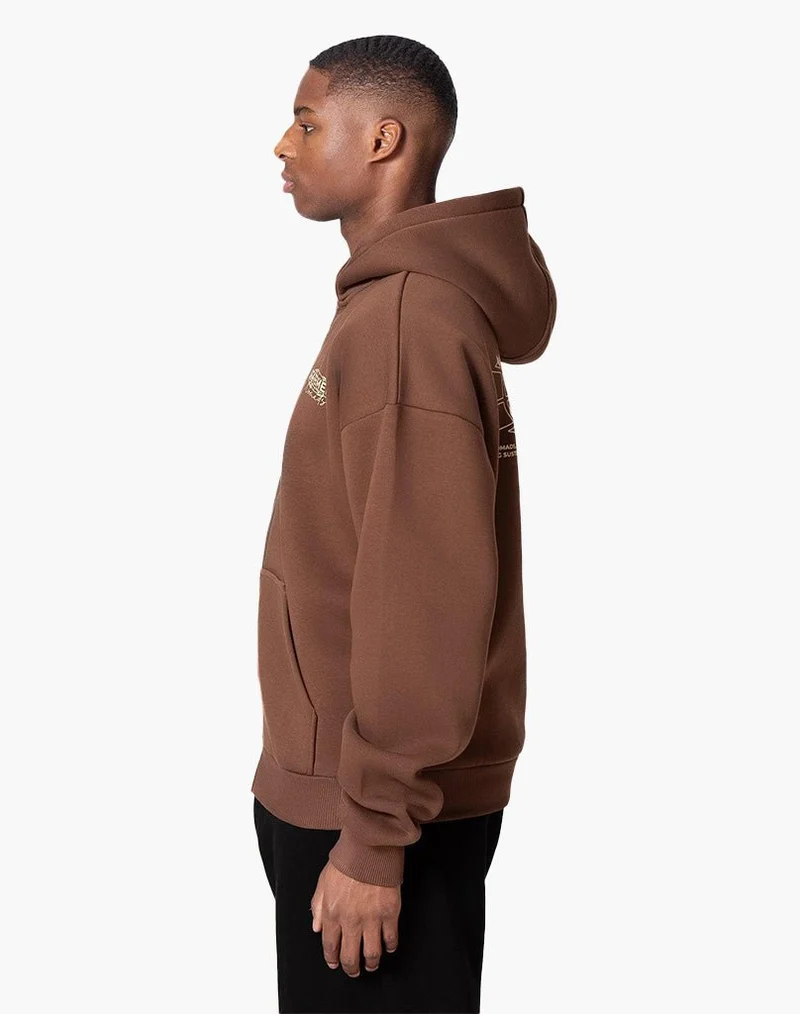 IFADA ZIP-HOODIE (COFFEE BROWN)