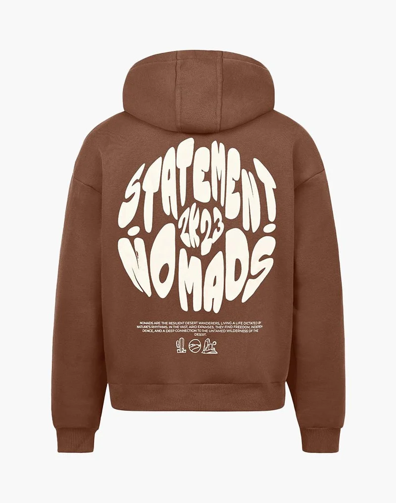 BADAWI ZIP-HOODIE (COFFEE BROWN)