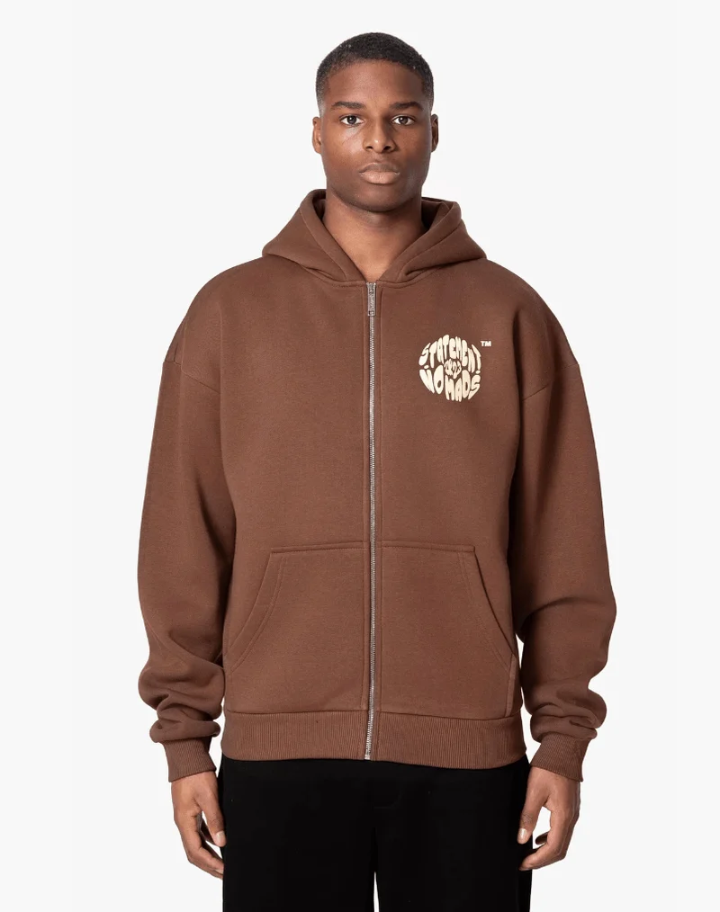 BADAWI ZIP-HOODIE (COFFEE BROWN)