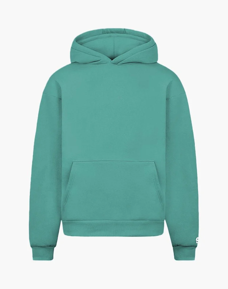 BASIC HOODIE (TURQUOISE)