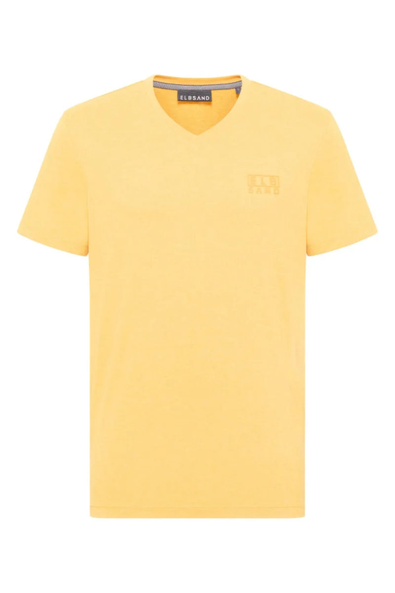 Elbsand Men T-Shirt Ingvar mineral yellow melange