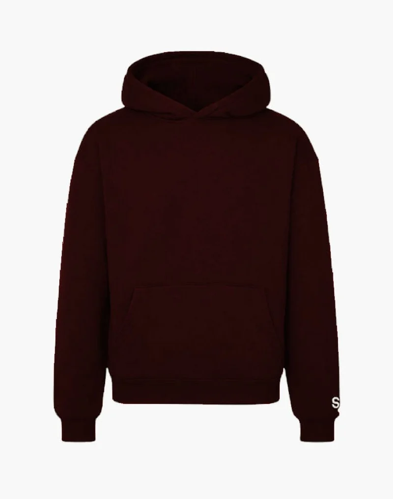 BASIC HOODIE (BLACK CHERRY)