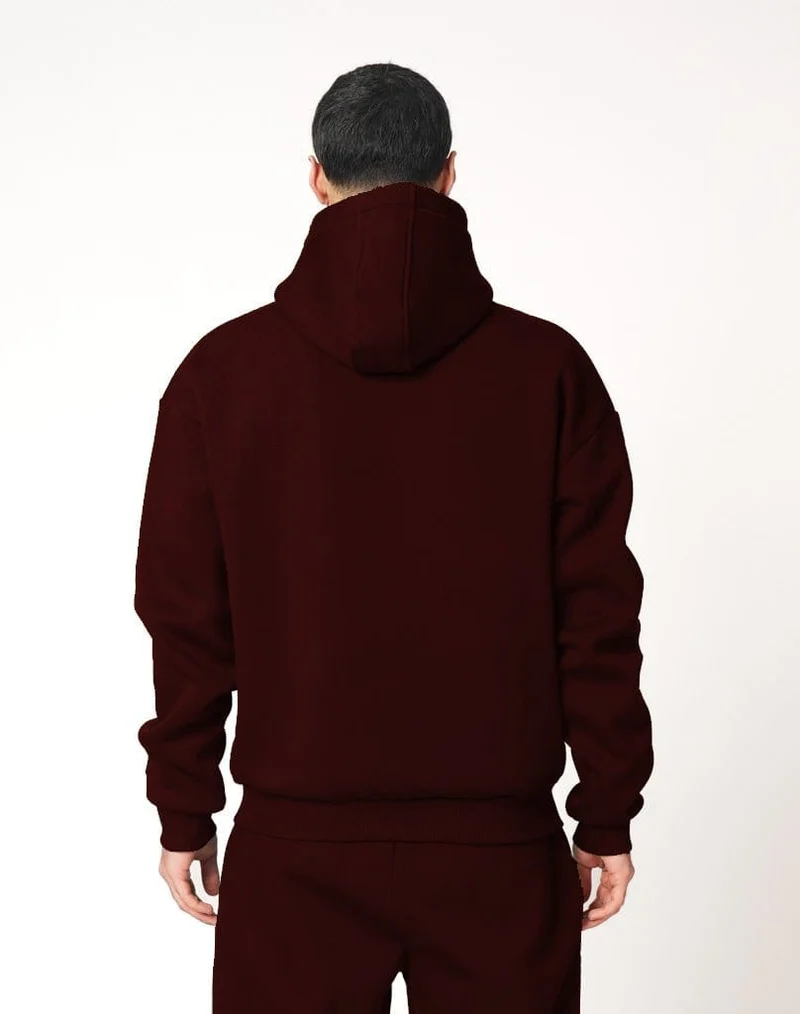 BASIC HOODIE (BLACK CHERRY)