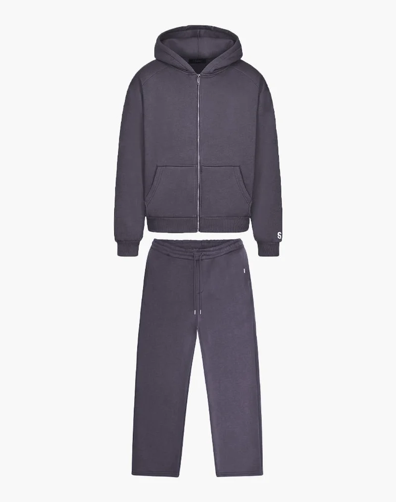 TRACKSUIT SET ZIP-HOODIE (ANTHRAZIT)