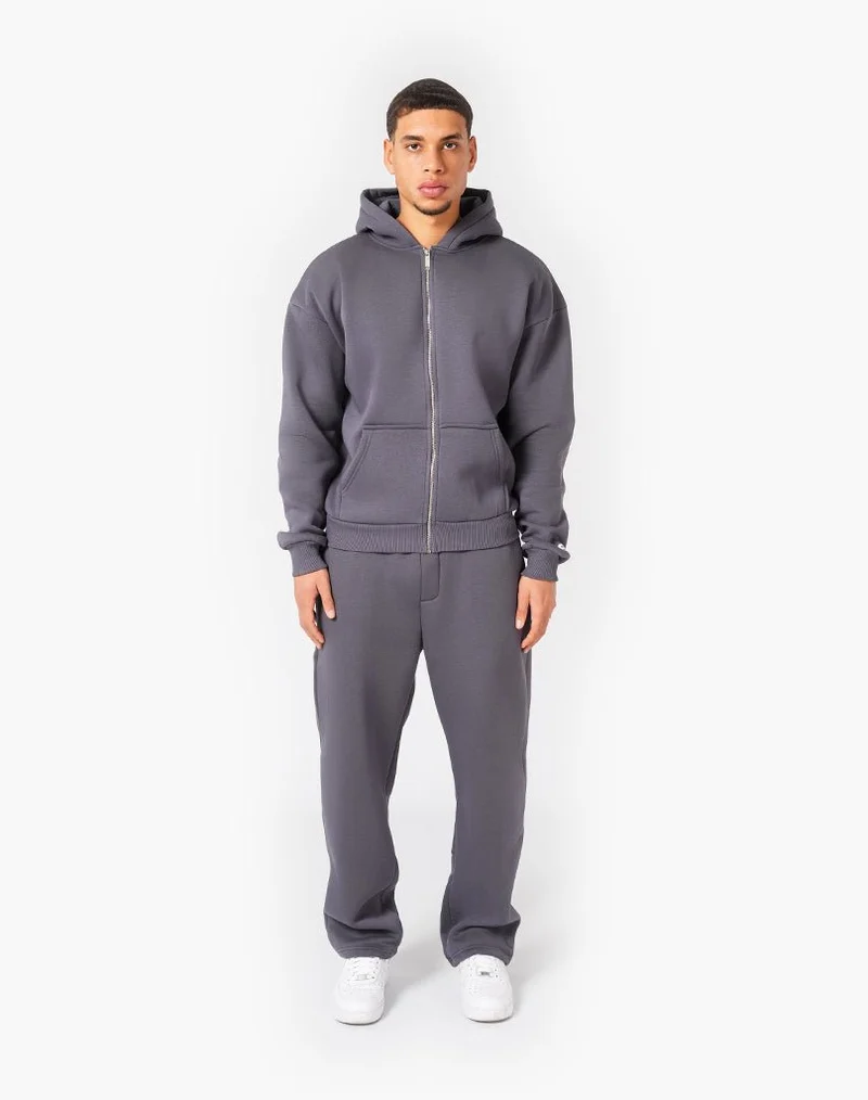 TRACKSUIT SET ZIP-HOODIE (ANTHRAZIT)