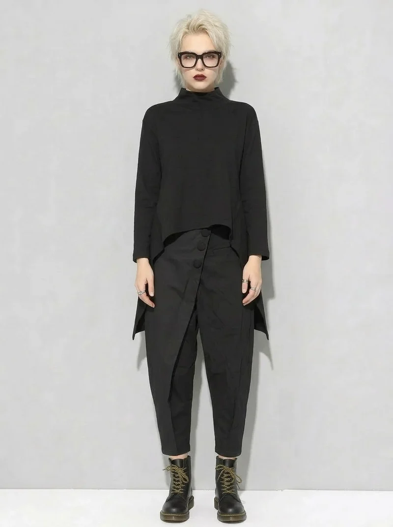 Simple Moderne Jazz Up Calf-Length Trousers