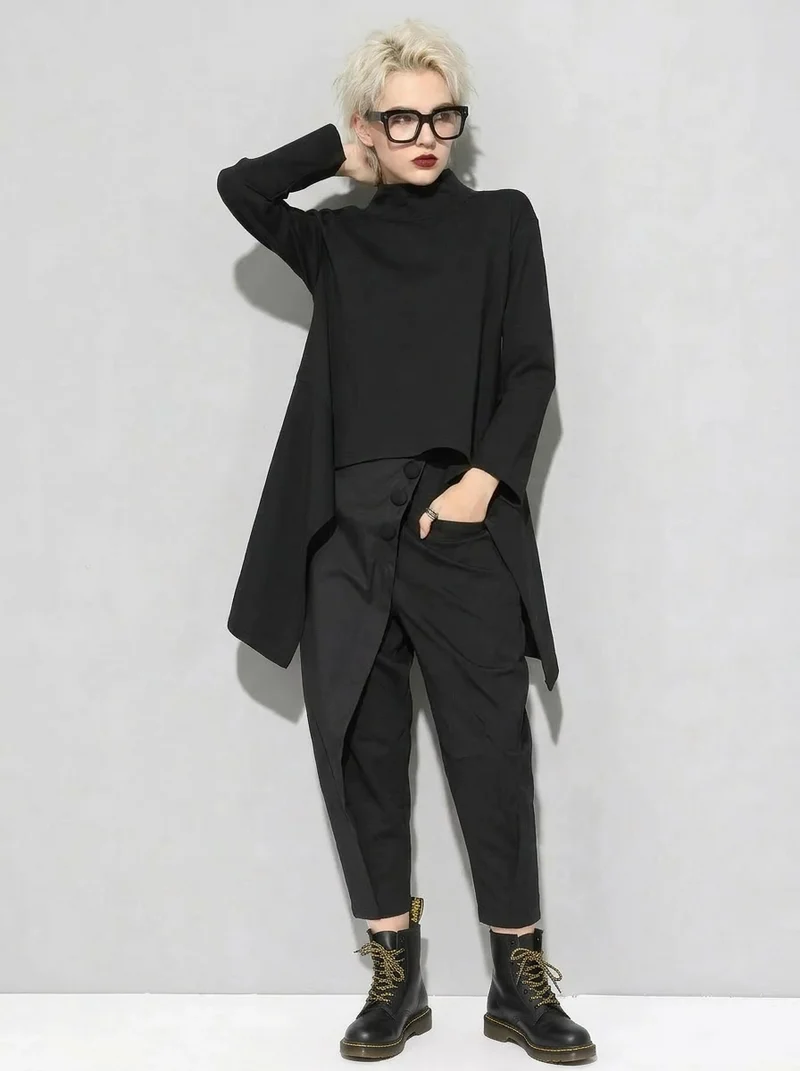 Simple Moderne Jazz Up Calf-Length Trousers