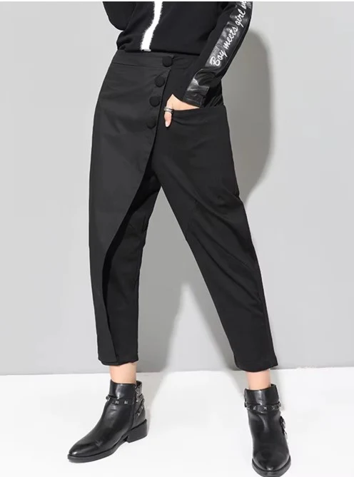 Simple Moderne Jazz Up Calf-Length Trousers