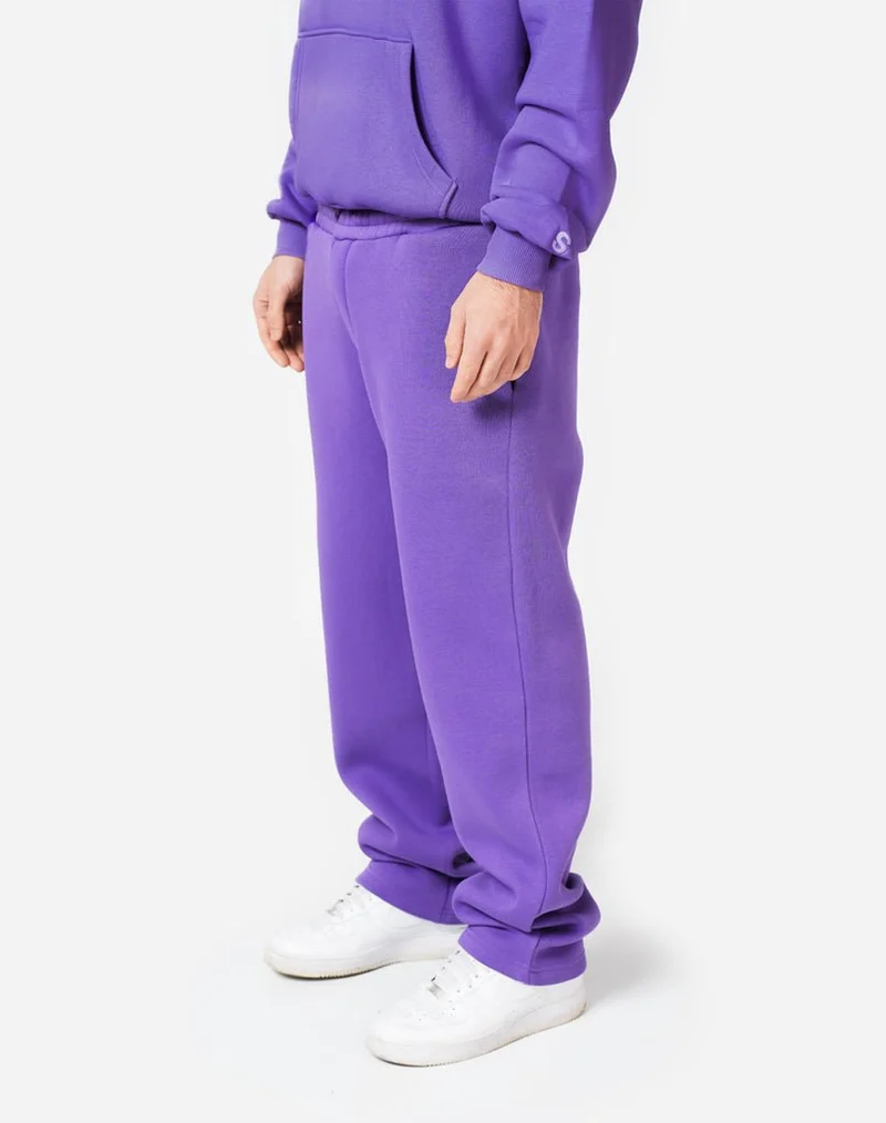 BASIC OPEN LEG JOGGER (DARK PURPLE)