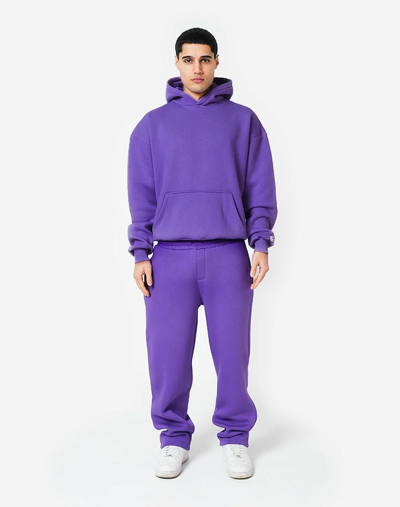BASIC OPEN LEG JOGGER (DARK PURPLE)