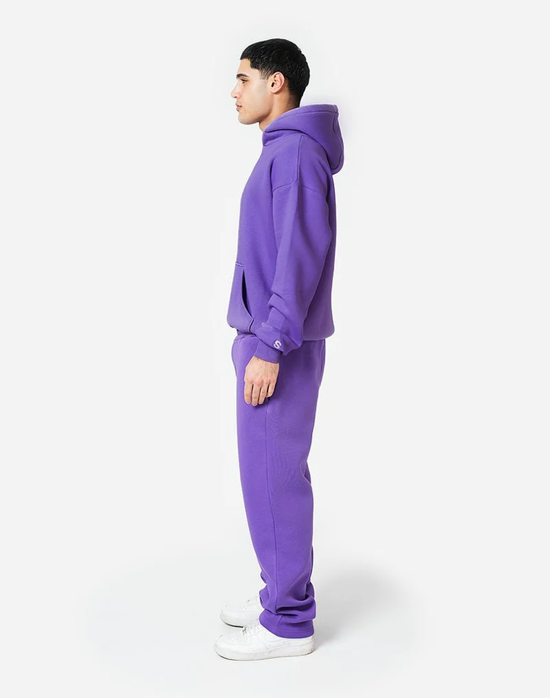 BASIC OPEN LEG JOGGER (DARK PURPLE)