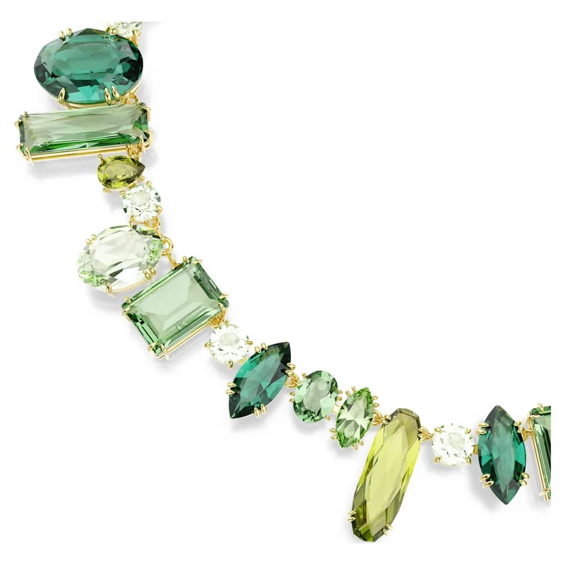 Swarovski Halskette Damen Gema Grün Gold 5657388