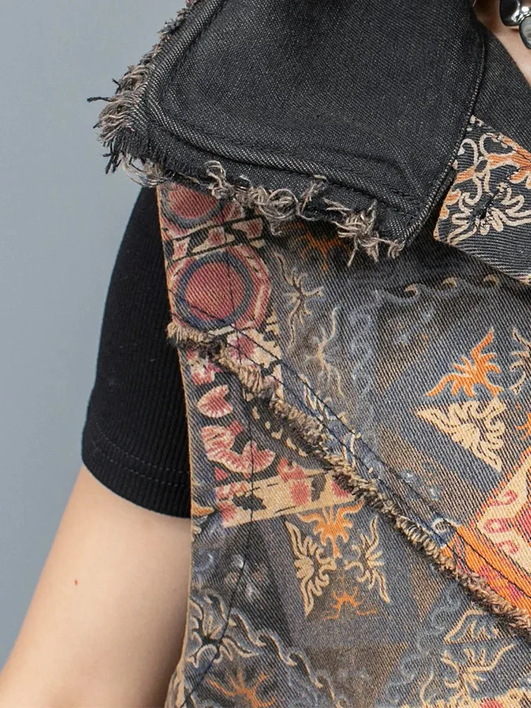 Vintage Punk Fusion Set – Vest & Trousers