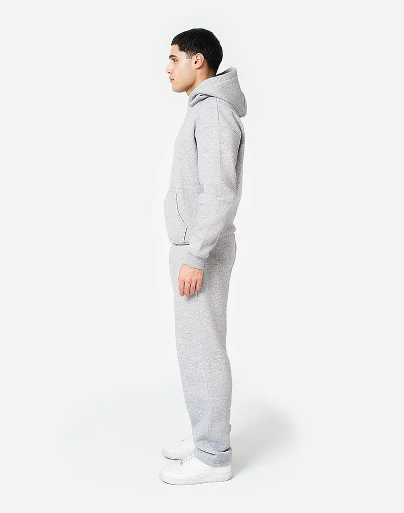 BASIC OPEN LEG JOGGER (GREY MELANGE)