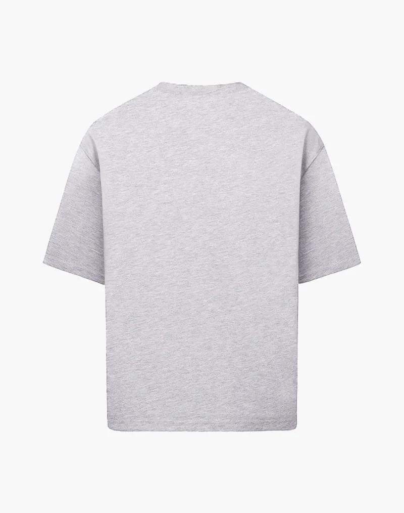 OVERSIZED TEE (GREY MELANGE)