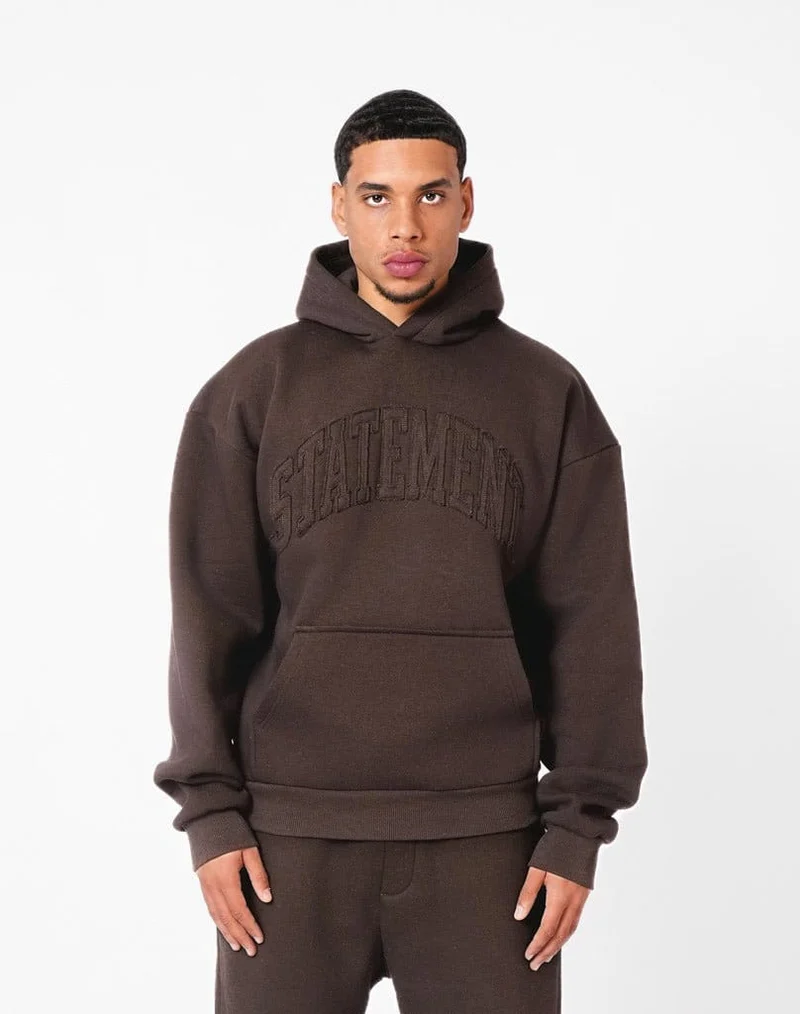 STATEMENT RIFT HOODIE (BROWN)