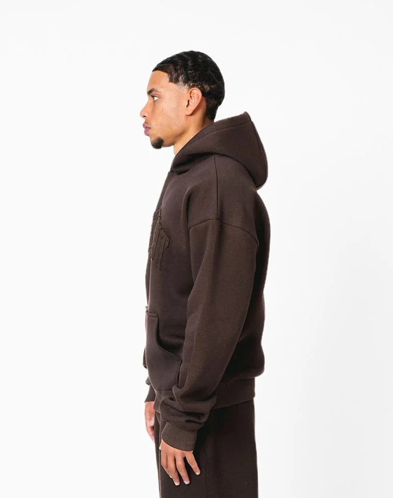 STATEMENT RIFT HOODIE (BROWN)