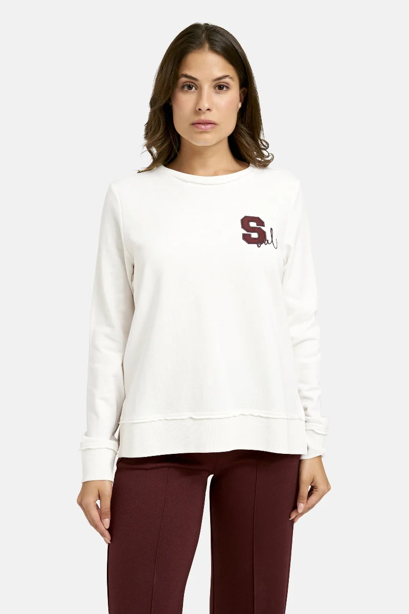Smith & Soul Sweatshirt Backpatch cream white