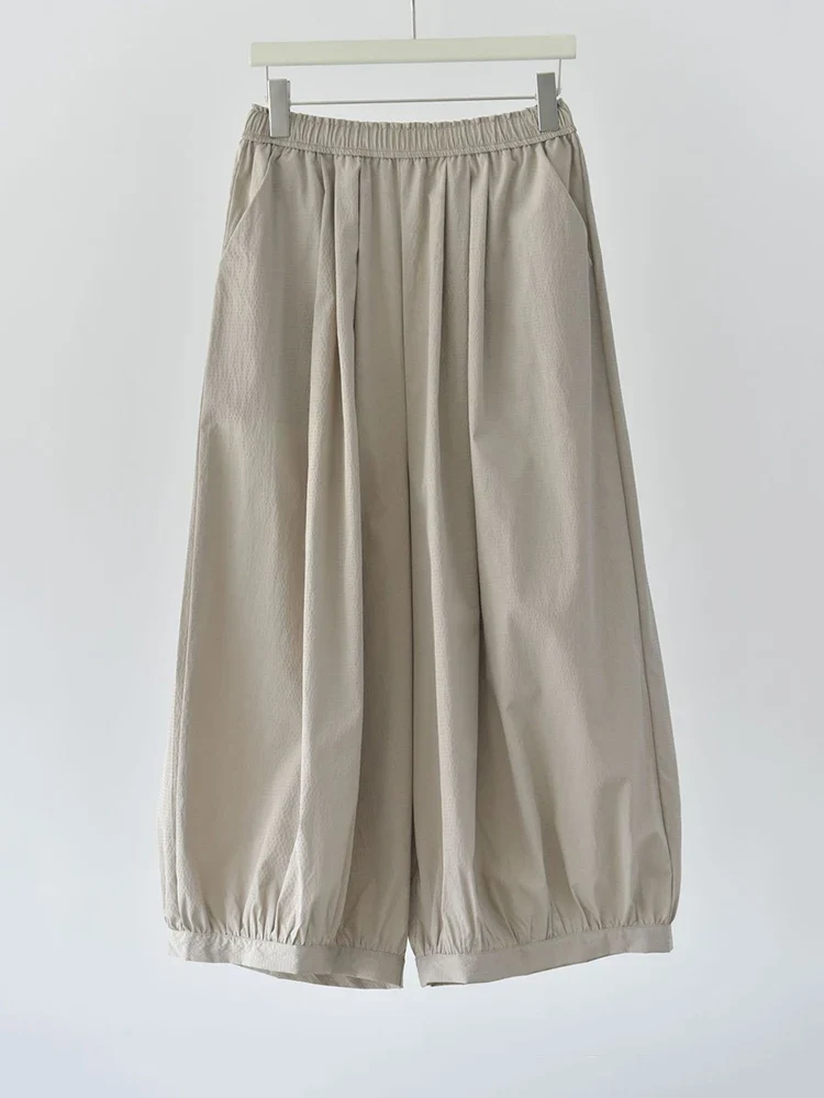Relaxed Balloon Trousers – Soft Khaki