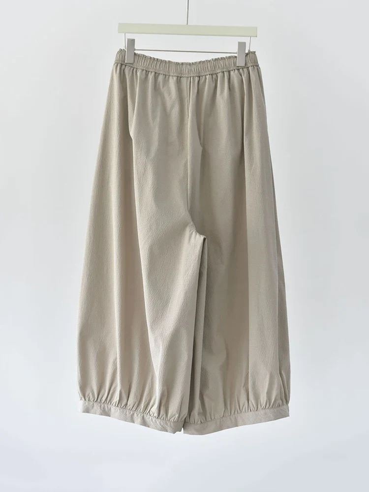 Relaxed Balloon Trousers – Soft Khaki