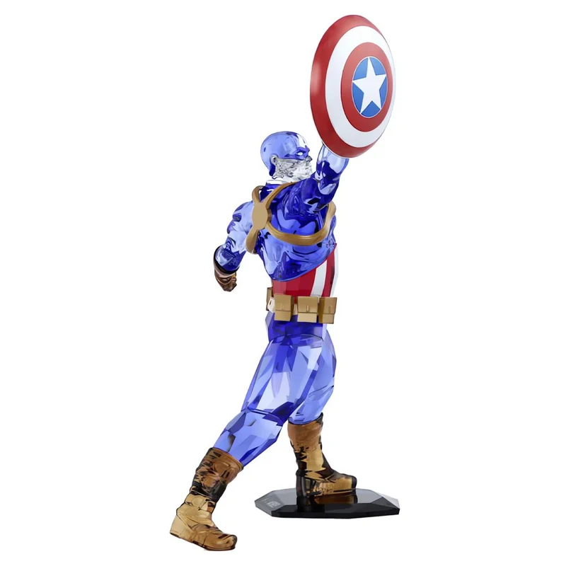 Swarovski Figur Unisex Marvel Captain America Kristall Mehrfarbig 5676135