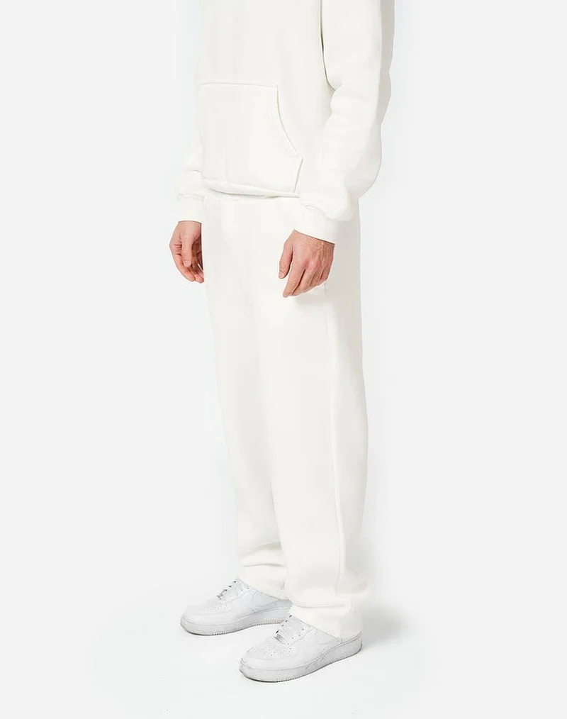 BASIC OPEN LEG JOGGER (CREAM WHITE)