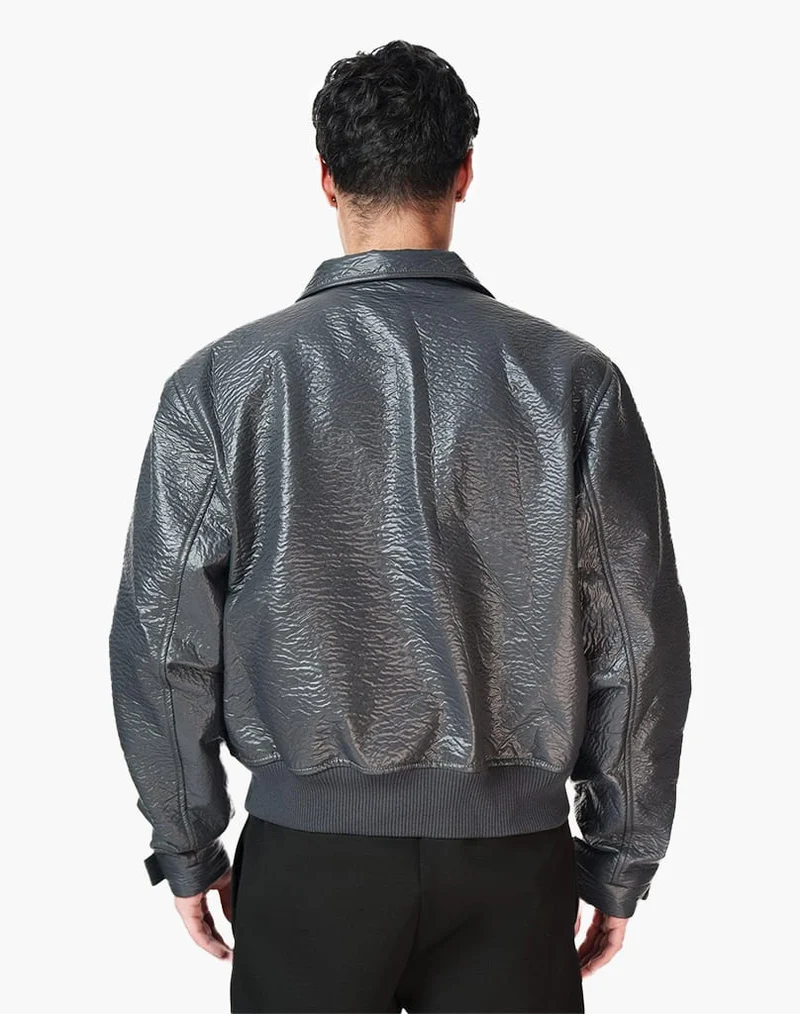 STMT BOMBER JACKET (GREY)