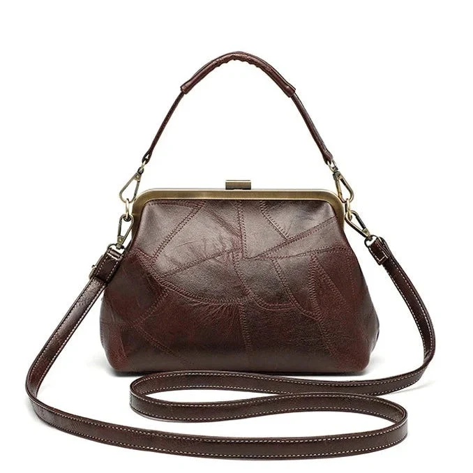 Vintage Clutch Bag with Rivets