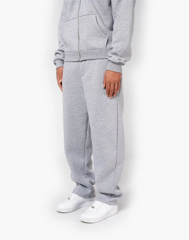 TRACKSUIT SET ZIP-HOODIE (GREY MELANGE)