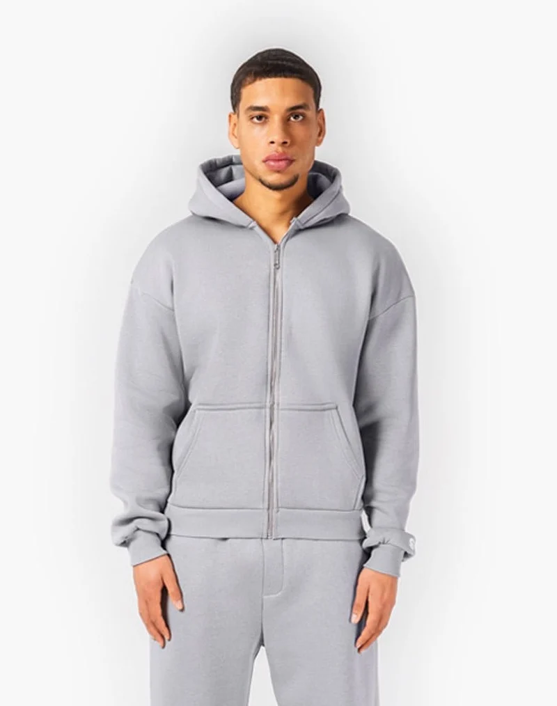 TRACKSUIT SET ZIP-HOODIE (GREY)