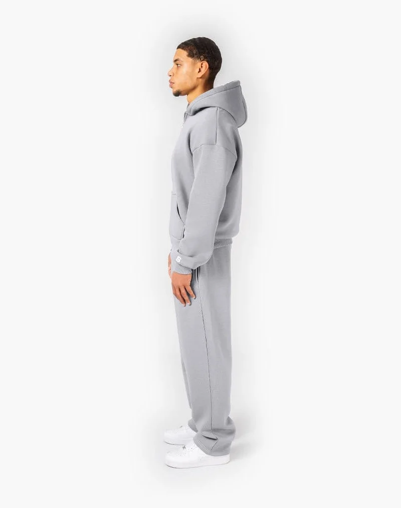 TRACKSUIT SET ZIP-HOODIE (GREY)