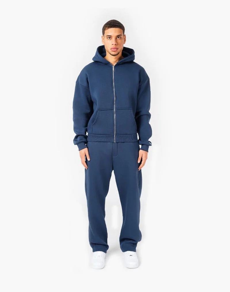 TRACKSUIT SET ZIP-HOODIE (DARK BLUE)