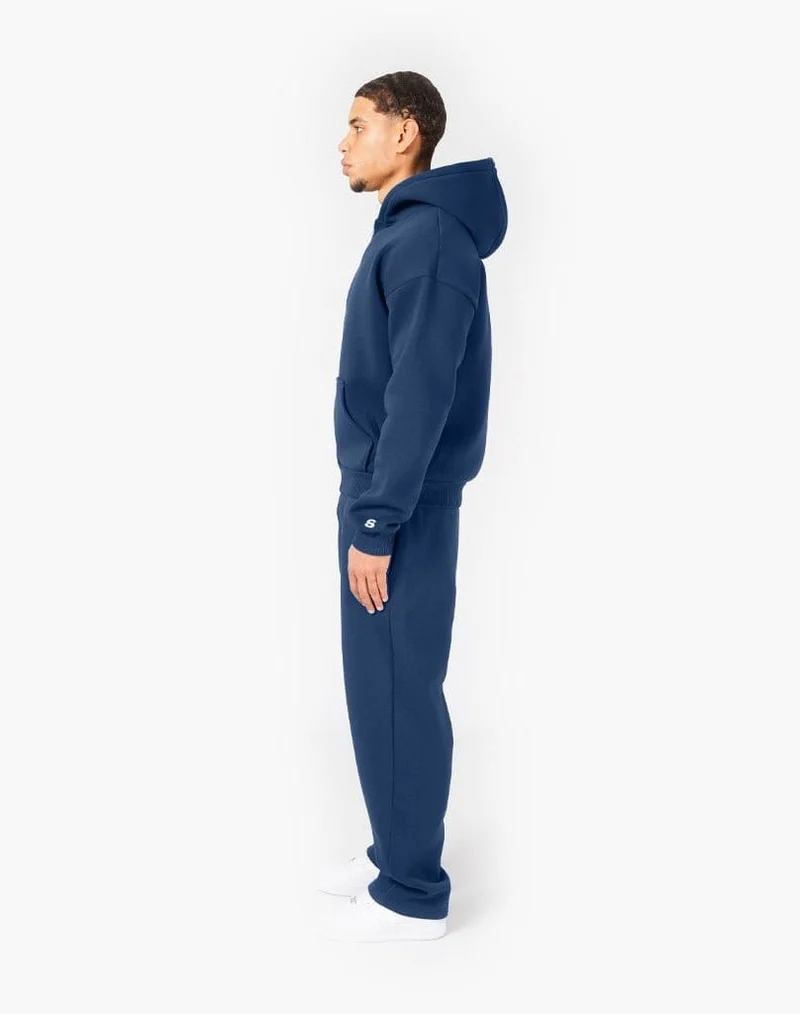 TRACKSUIT SET ZIP-HOODIE (DARK BLUE)